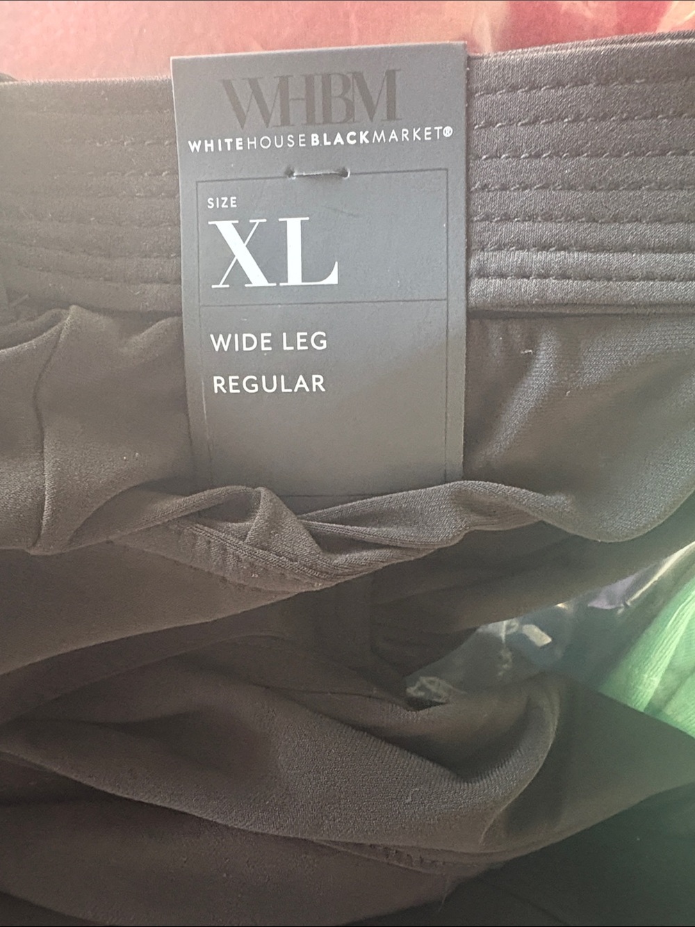 WHBM | Black Jersey Cargo Pants | Sz XL (16-18) | NWT - Picture 8 of 9
